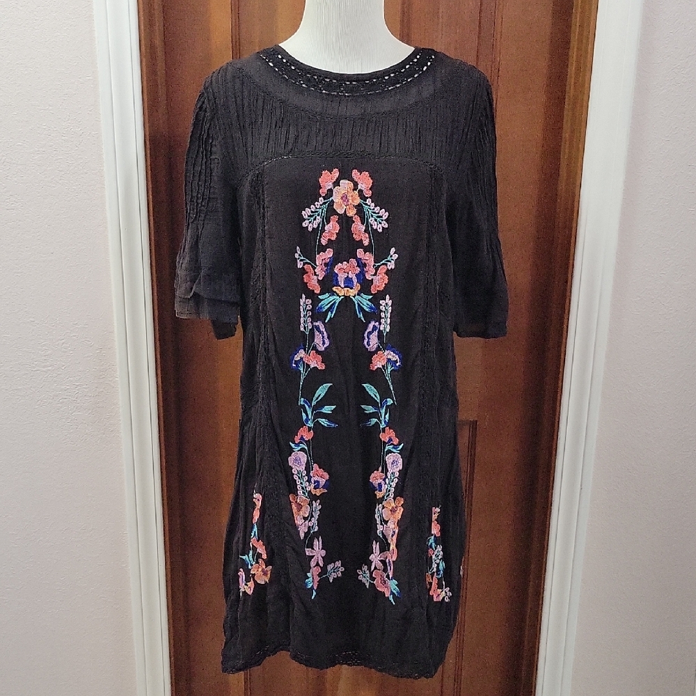 Free People Embroidered Dress